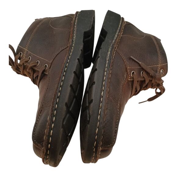 Clarks Men's Vanek Rise Ankle Boot Brown Oily Leather Lace Up Chukka Size 8M - Picture 6 of 11